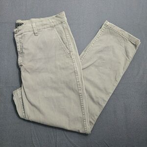 J. Crew Women 30 Grey Vintage Slim Straight Stretch Chino Pant